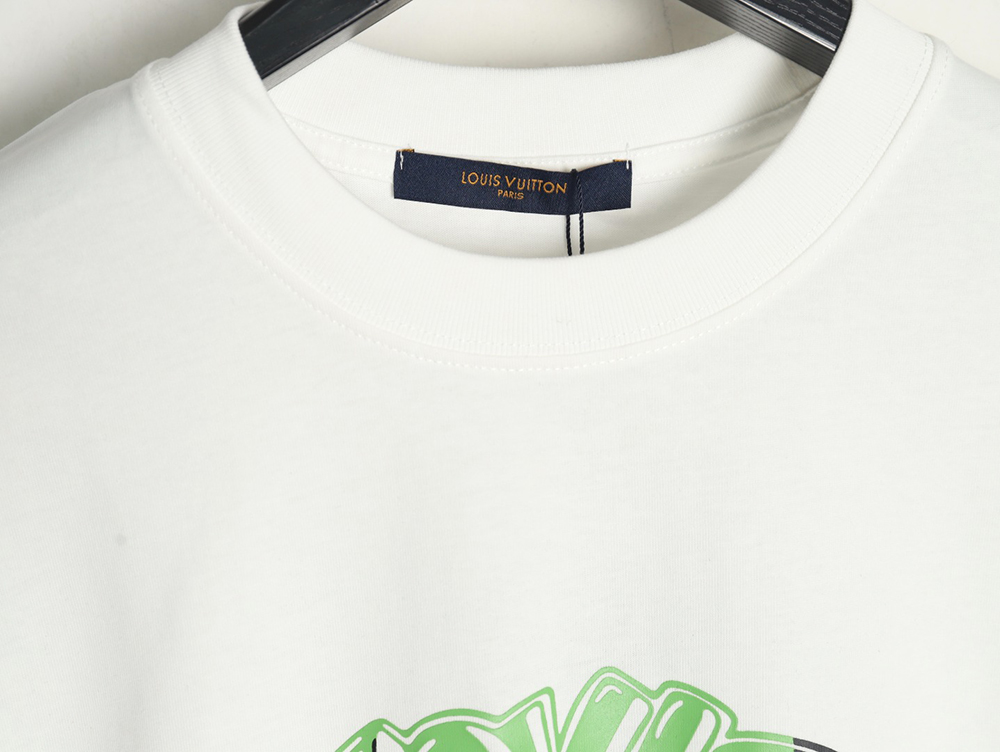 l0*is V*t0n colorful lettering logo print short sleeves