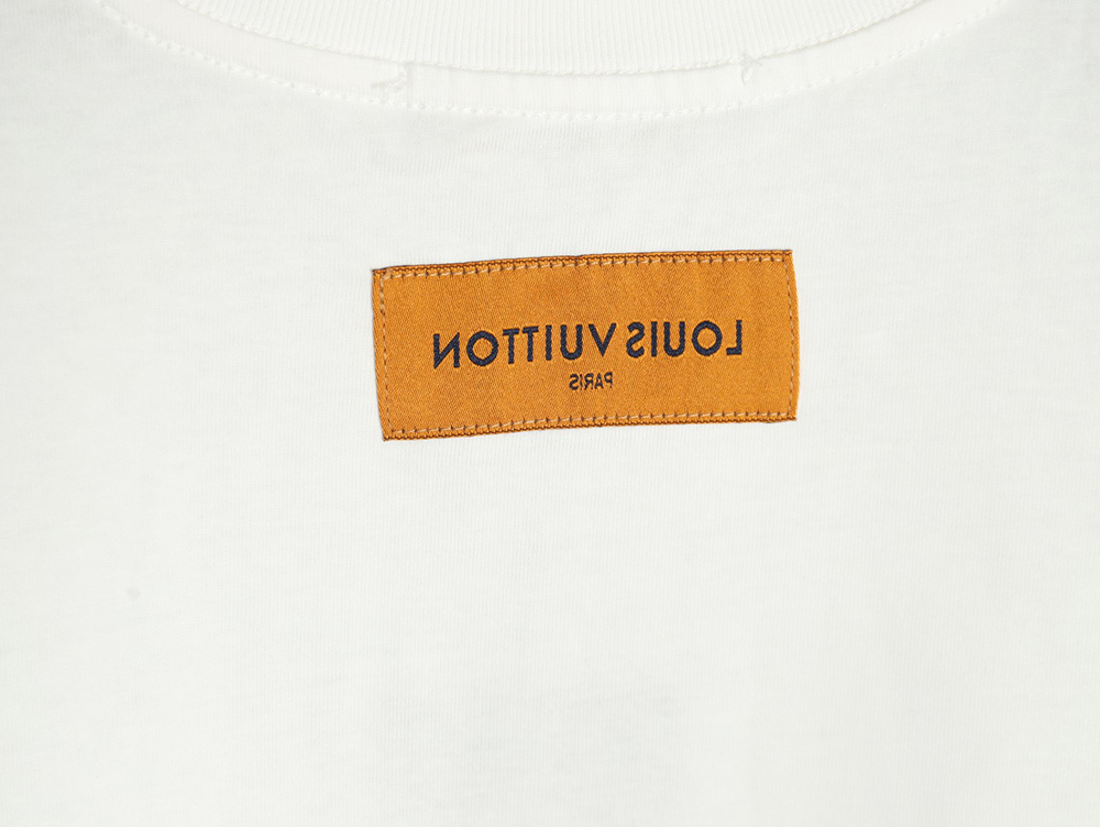 l0*is V*t0n colorful lettering logo print short sleeves