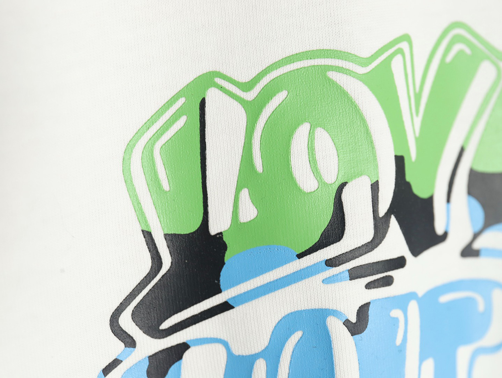 l0*is V*t0n colorful lettering logo print short sleeves