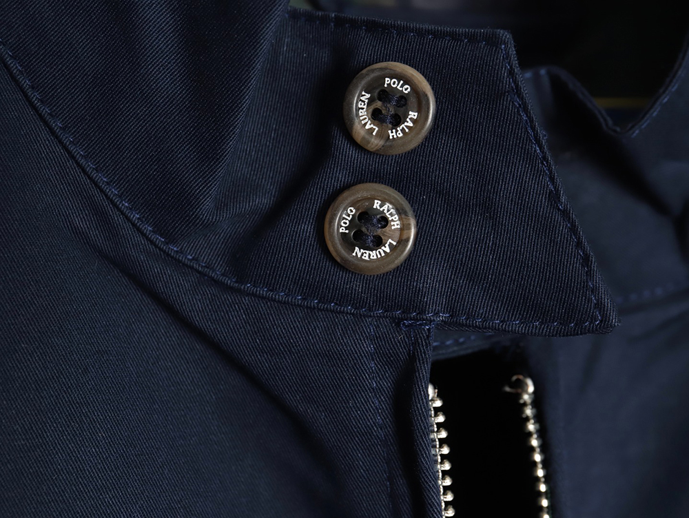 Ralph Lauren Classic Vintage Stand Collar Executive Zip Jacket