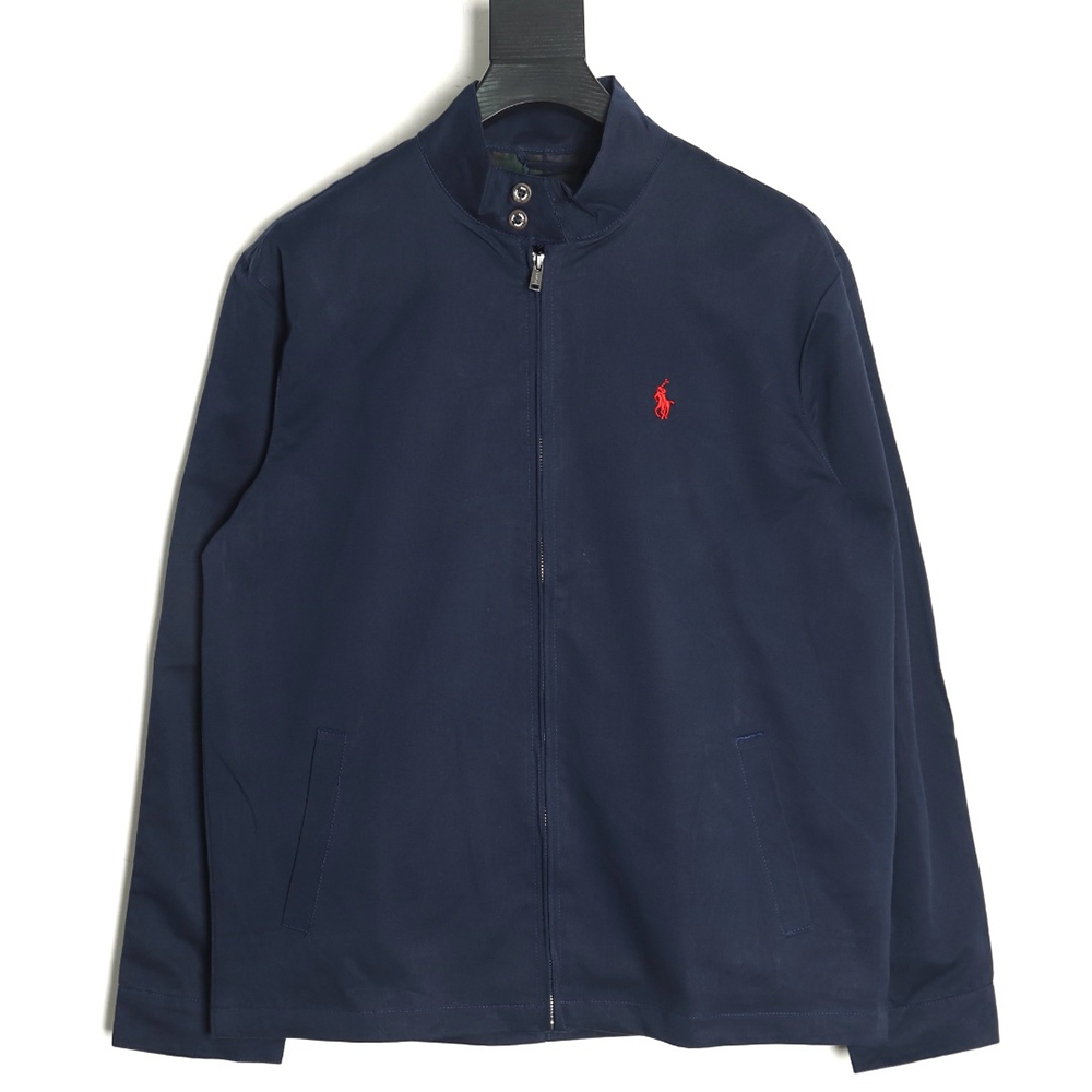 Ralph Lauren Classic Vintage Stand Collar Executive Zip Jacket