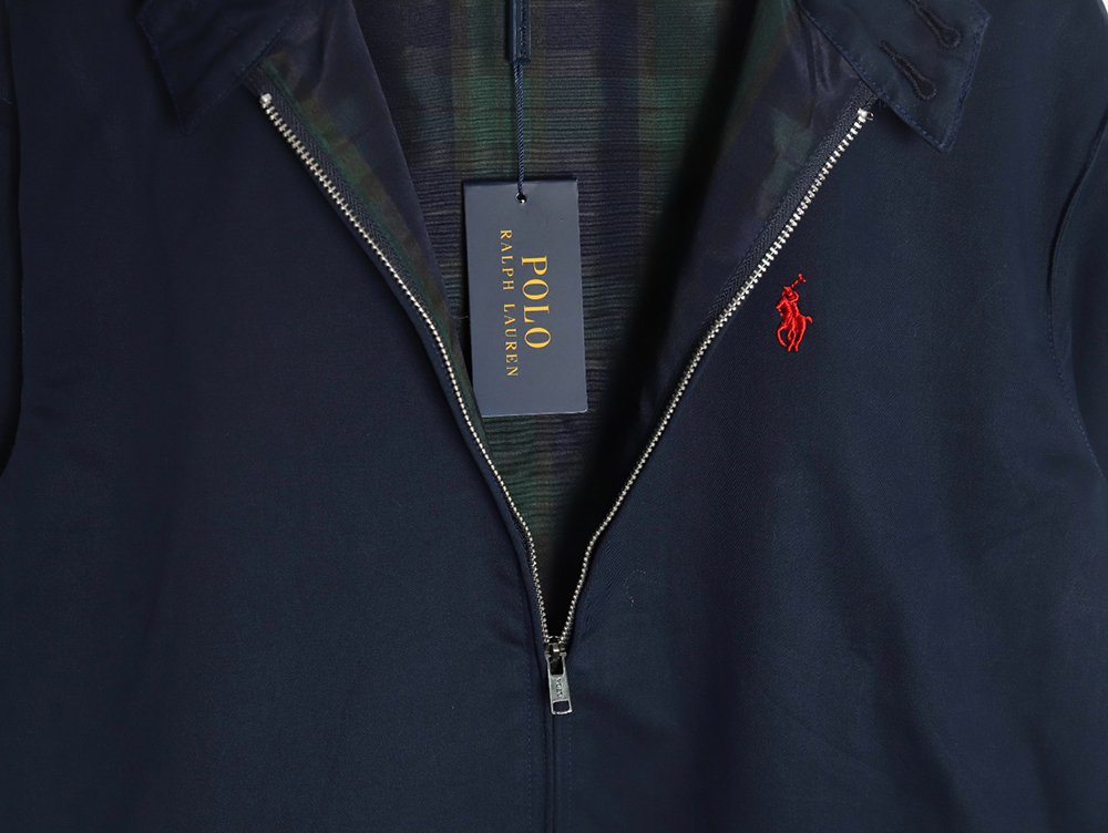 Ralph Lauren Classic Vintage Stand Collar Executive Zip Jacket