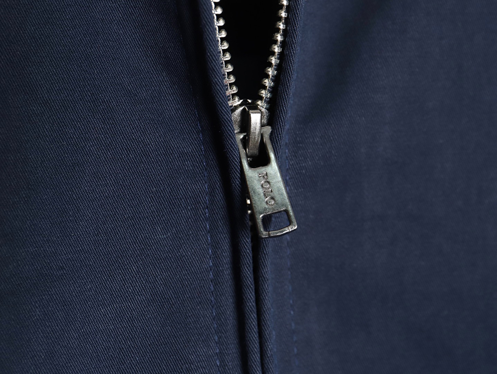 Ralph Lauren Classic Vintage Stand Collar Executive Zip Jacket