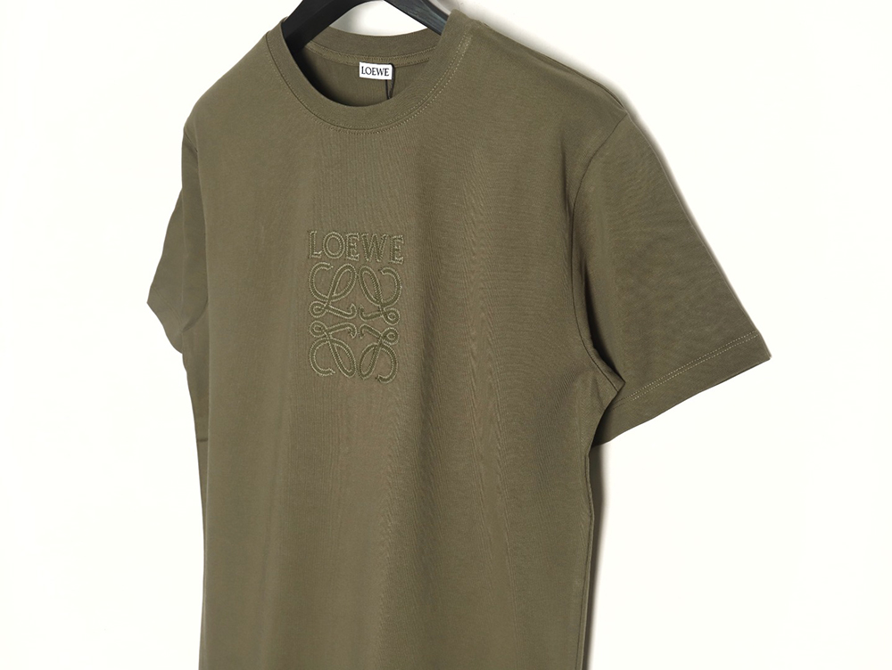 L0ew* chest large embroidery short sleeve t-shirt tsk2