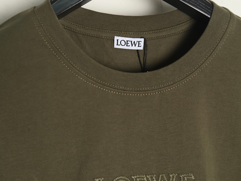 L0ew* chest large embroidery short sleeve t-shirt tsk2