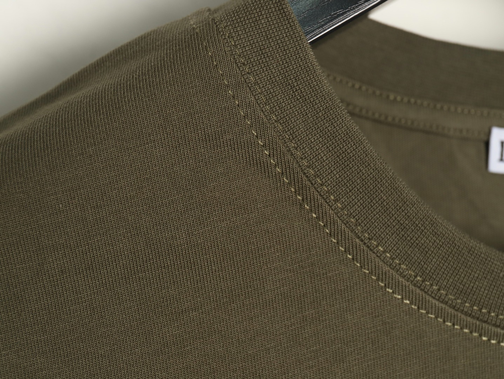 L0ew* chest large embroidery short sleeve t-shirt tsk2