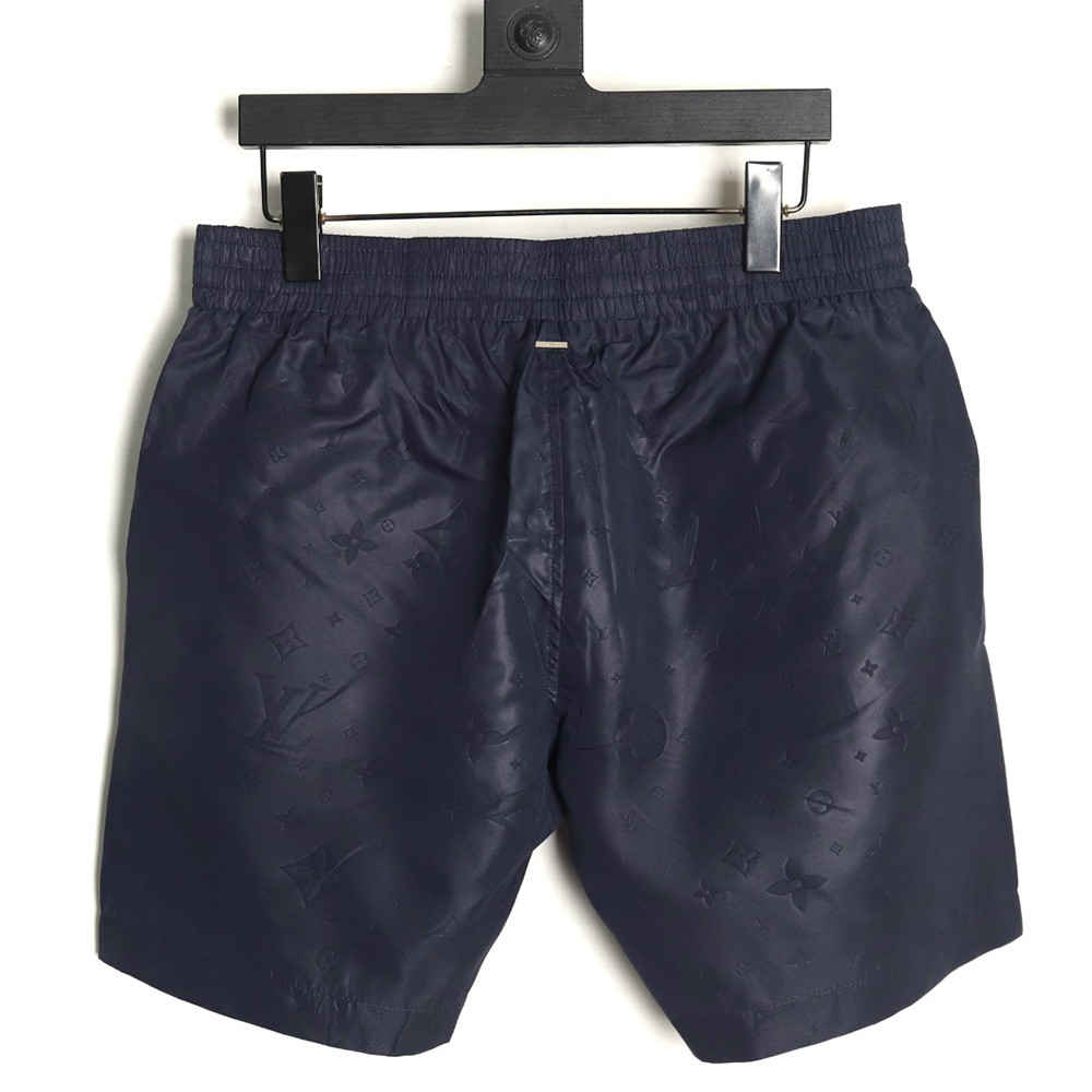 l0*is V*t0n dark pattern all over print nylon beach shorts