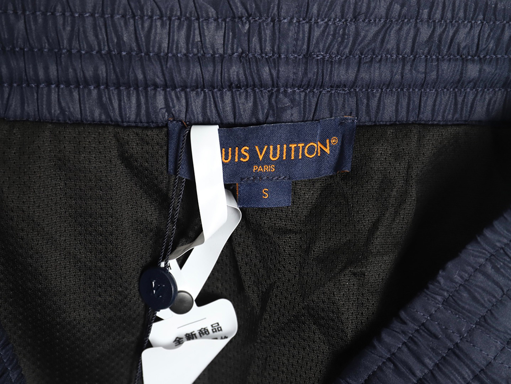 l0*is V*t0n dark pattern all over print nylon beach shorts