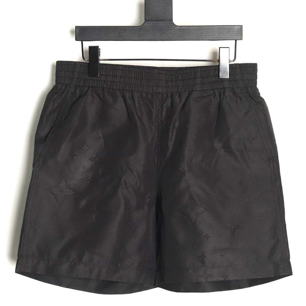 l0*is V*t0n dark pattern all over print nylon beach shorts tsk1