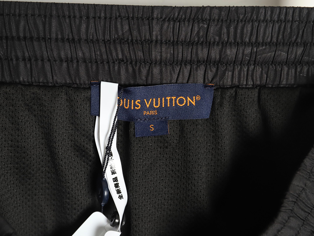 l0*is V*t0n dark pattern all over print nylon beach shorts tsk1