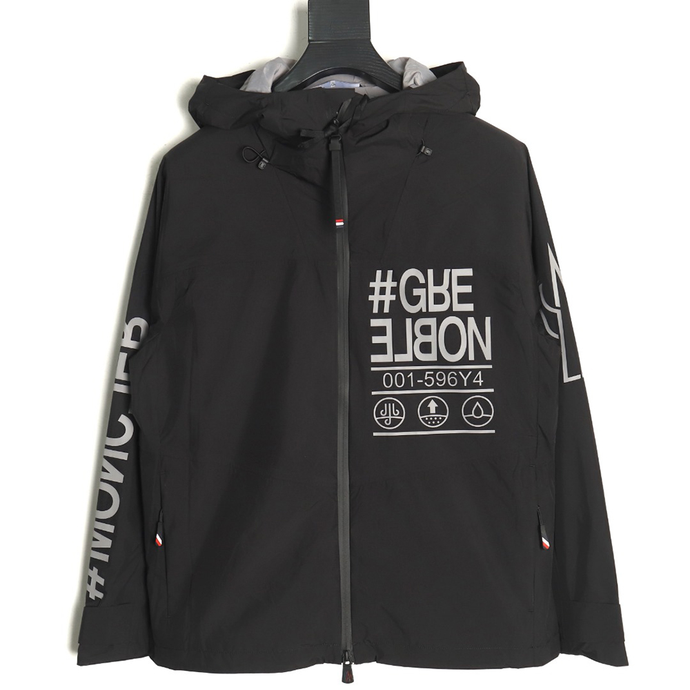 Moncler Chest Lettering Print Light Jacket TSK1