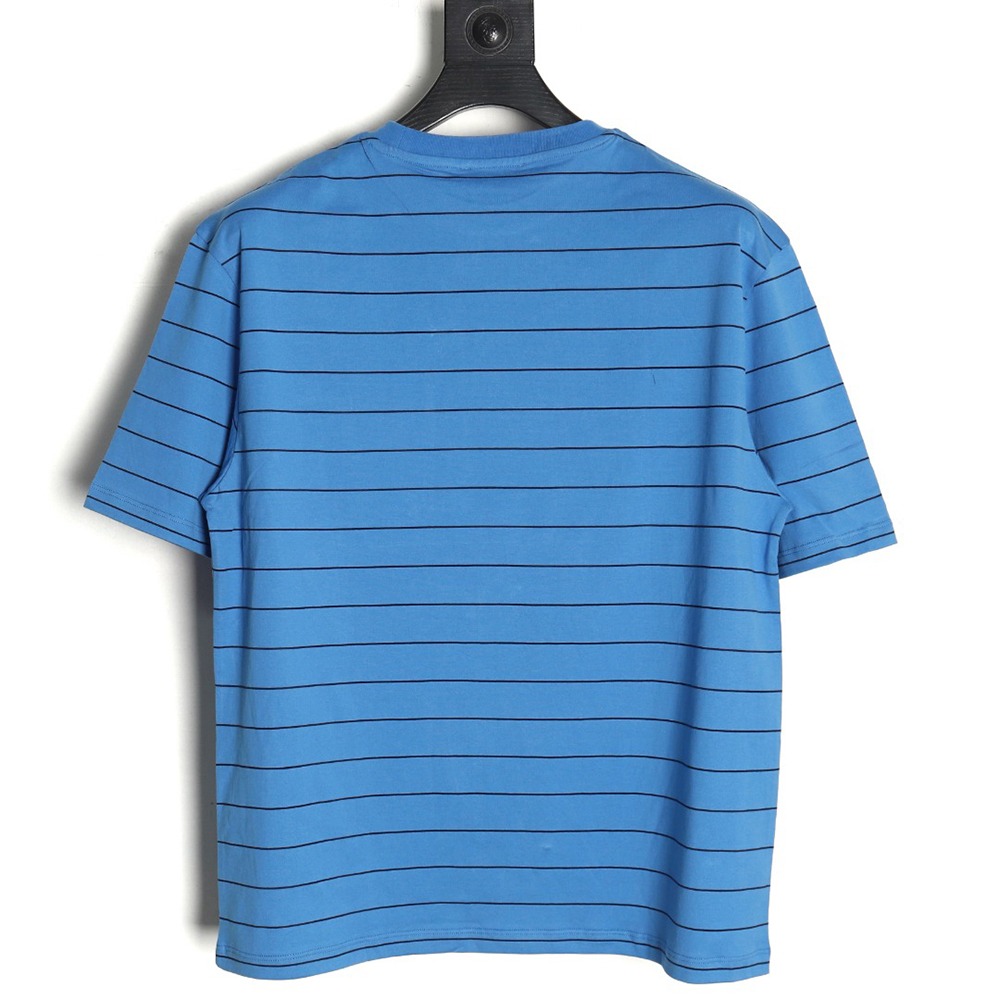 Miu Miu striped contrast short-sleeved T-shirt