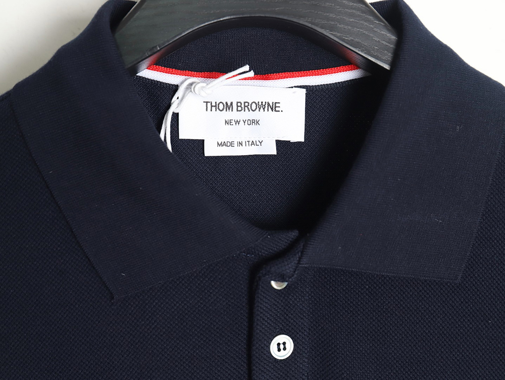 Thom Browne classic side four-bar Polo short sleeve TSK1