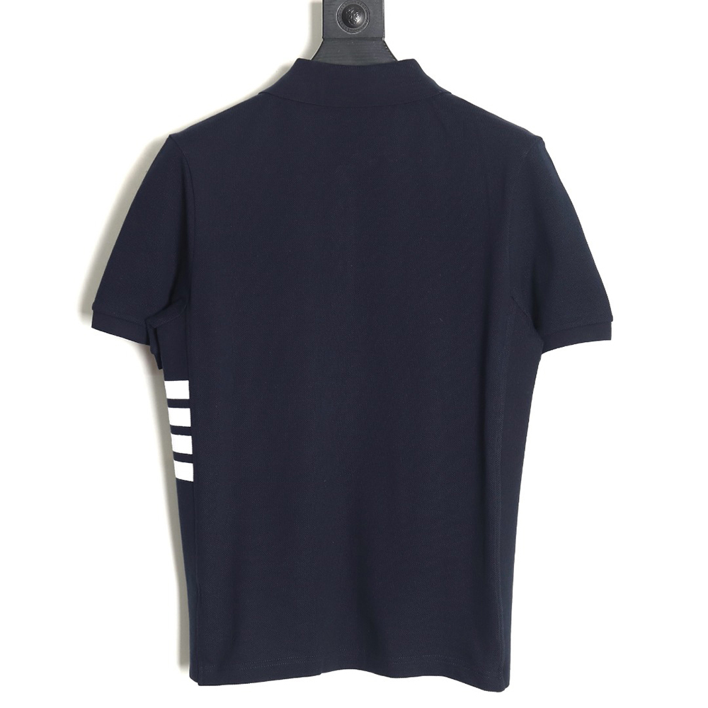 Thom Browne classic side four-bar Polo short sleeve TSK1
