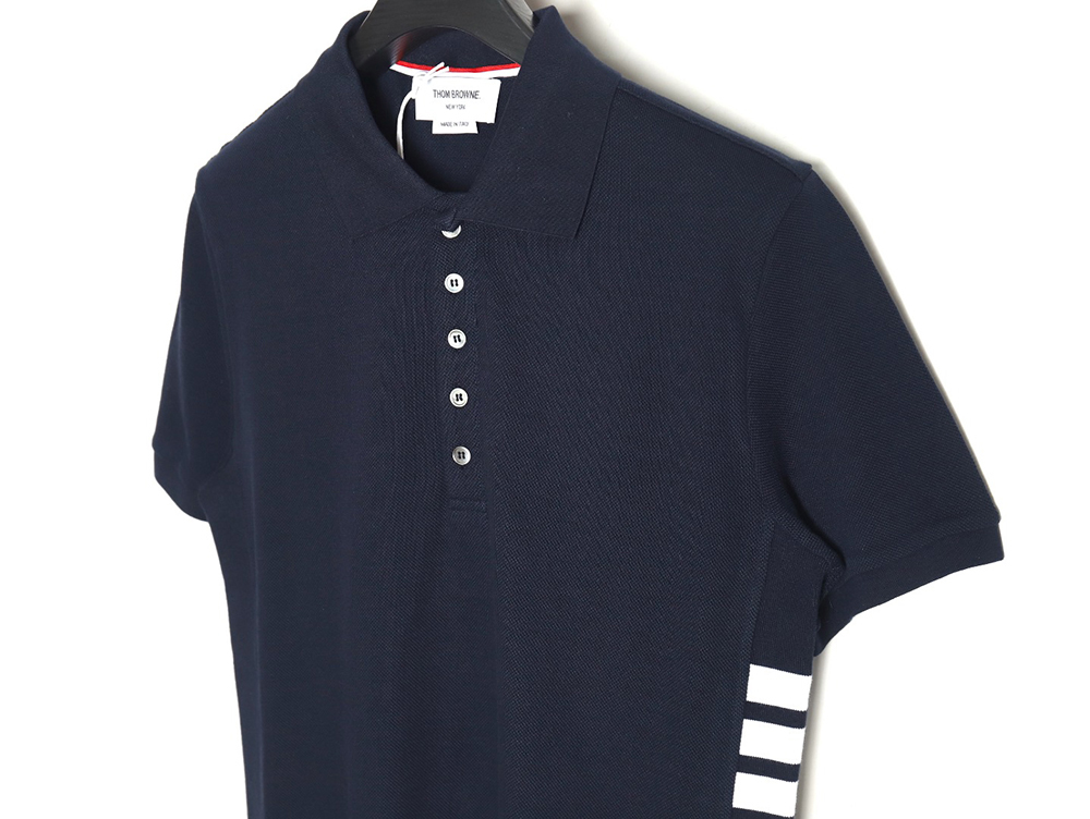 Thom Browne classic side four-bar Polo short sleeve TSK1