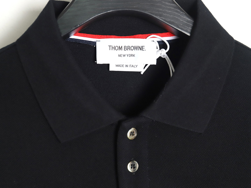 Thom Browne classic side four-bar Polo short sleeve TSK2