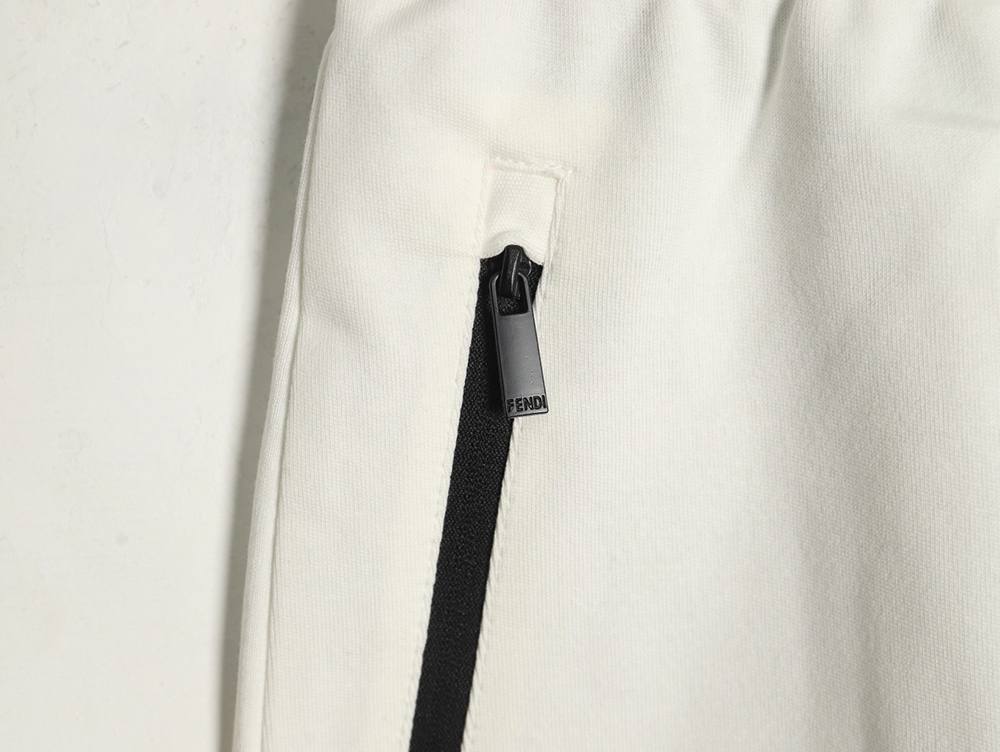 F**di single side polka dot double f shorts