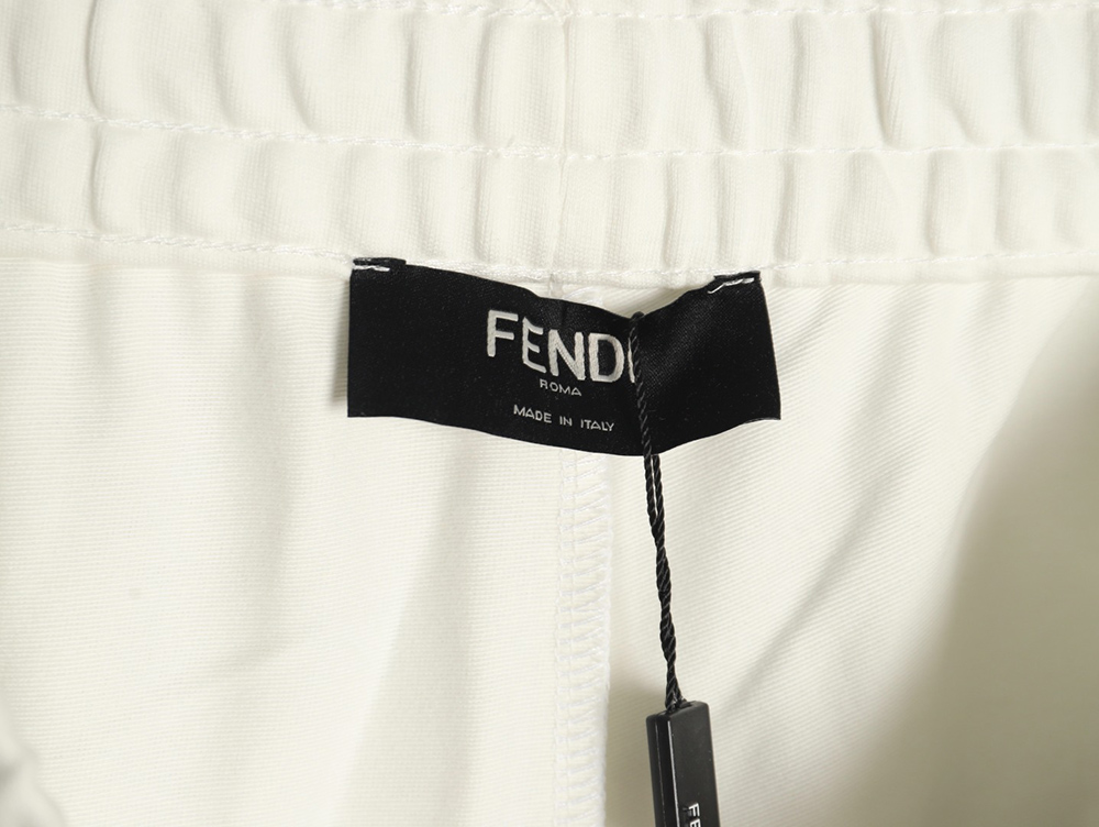 F**di single side polka dot double f shorts