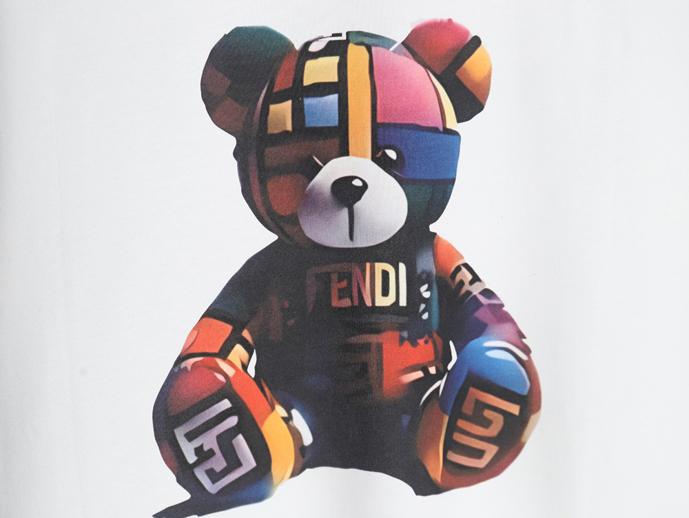 F**di colorful bear short sleeve t-shirt