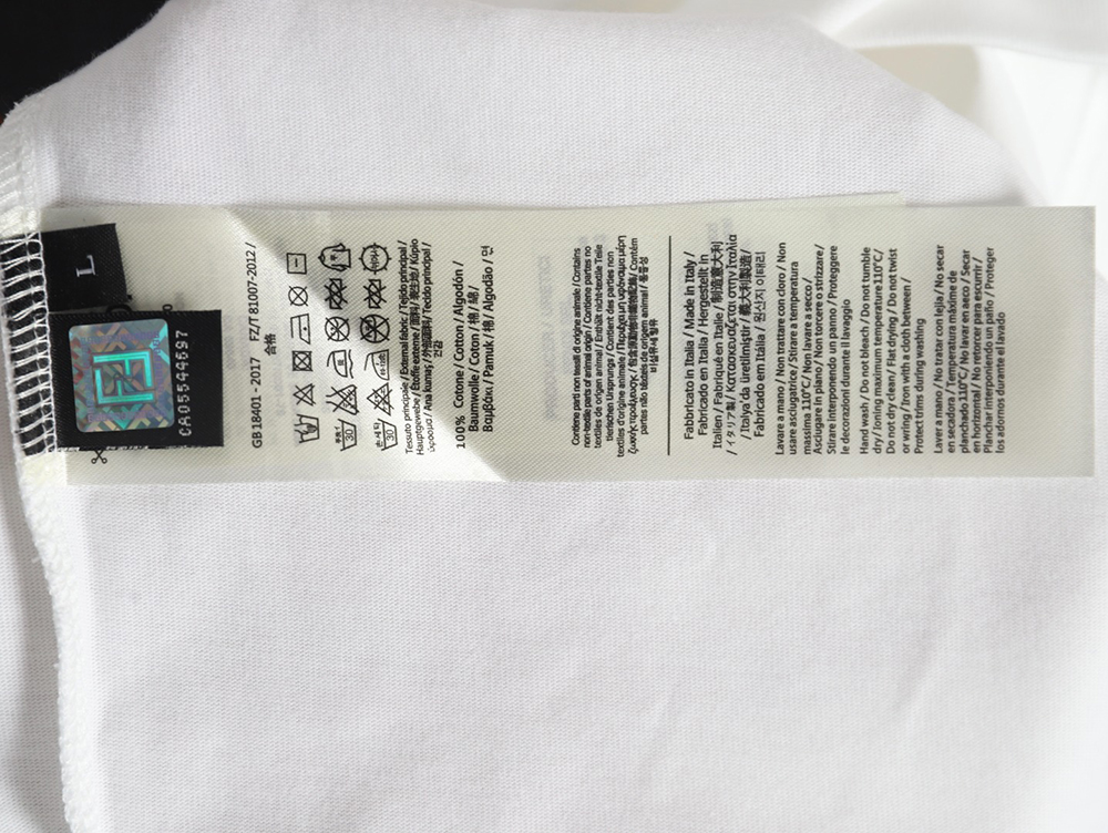 F**di colorful bear short sleeve t-shirt