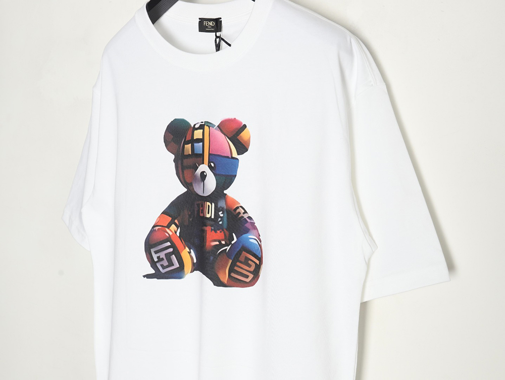 F**di colorful bear short sleeve t-shirt