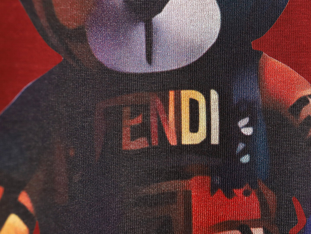 F**di colorful bear short sleeve t-shirt tsk1