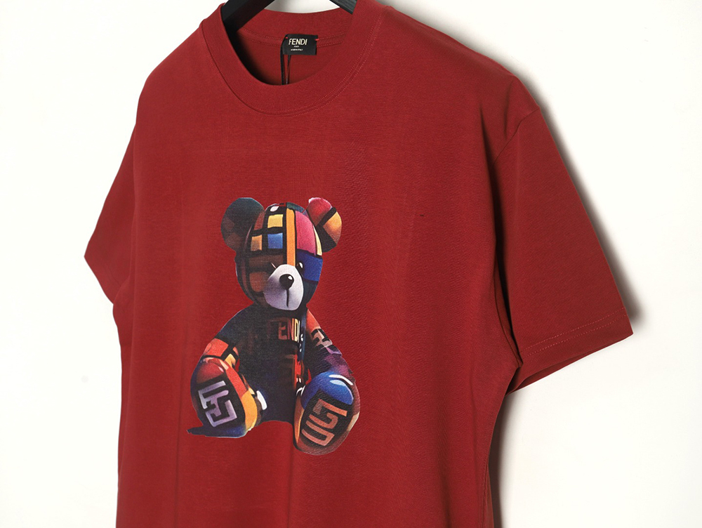 F**di colorful bear short sleeve t-shirt tsk1