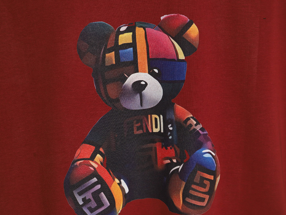 F**di colorful bear short sleeve t-shirt tsk1