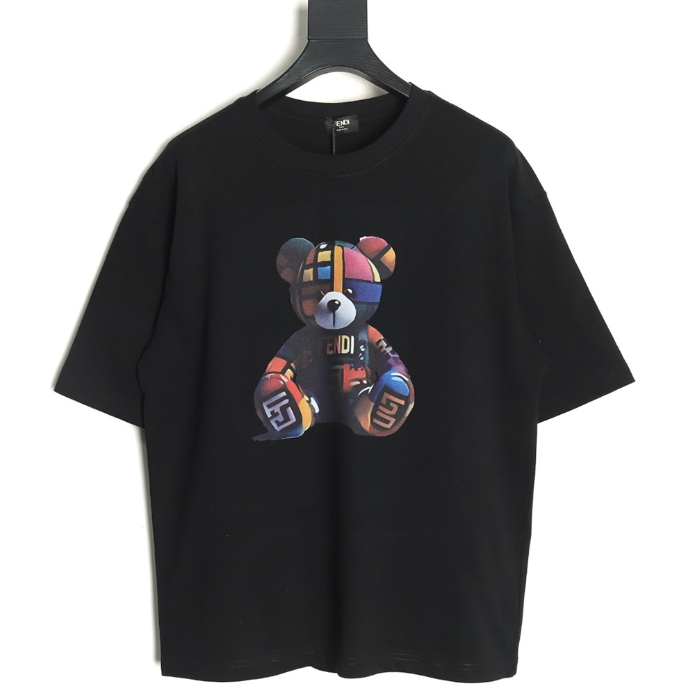 F**di colorful bear short sleeve t-shirt tsk2