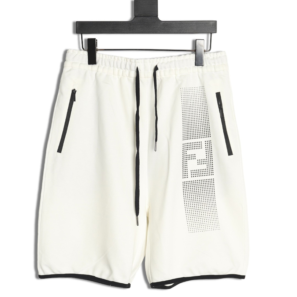 F**di single side polka dot double f shorts