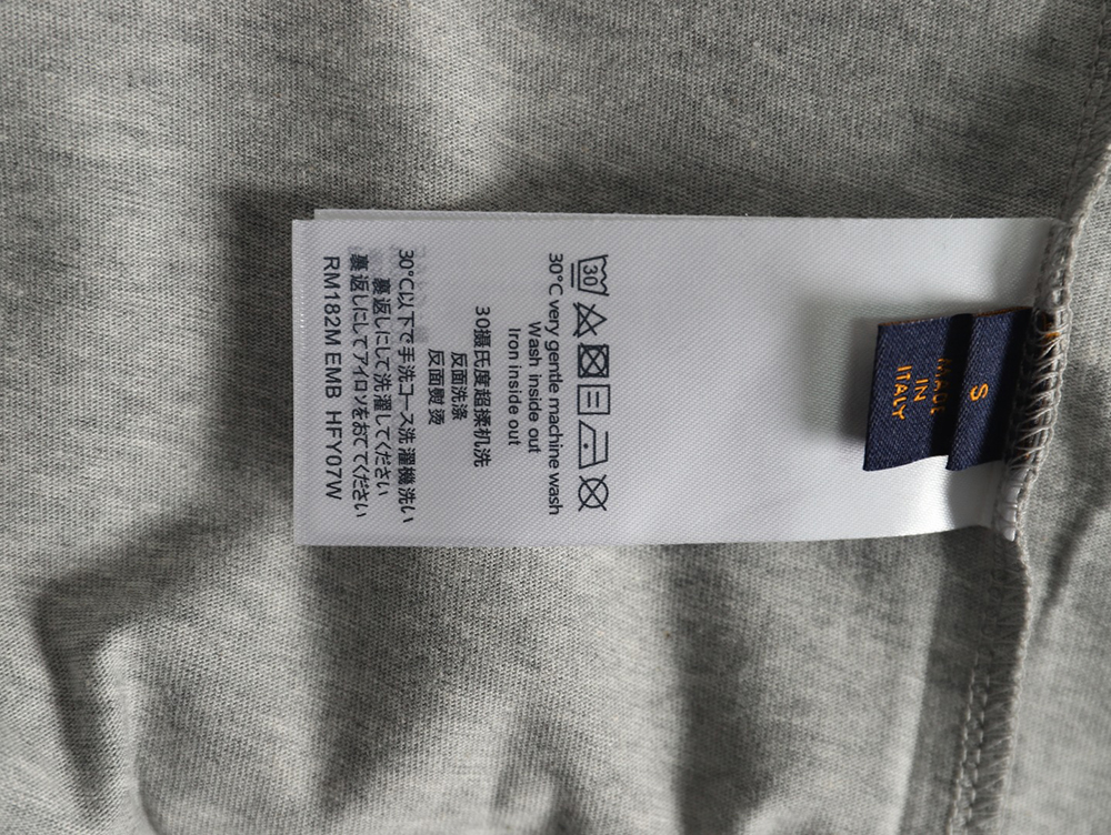 l0*is V*t0n small embroidery logo short-sleeved t-shirt