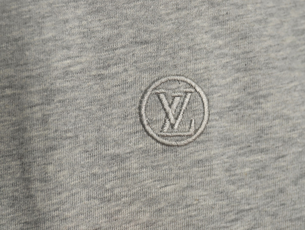 l0*is V*t0n small embroidery logo short-sleeved t-shirt