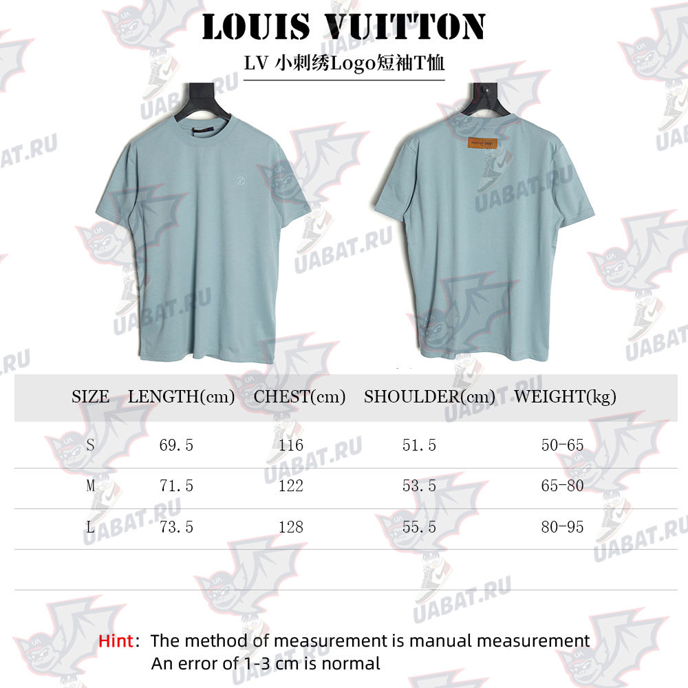 l0*is V*t0n small embroidery logo short-sleeved t-shirt tsk2
