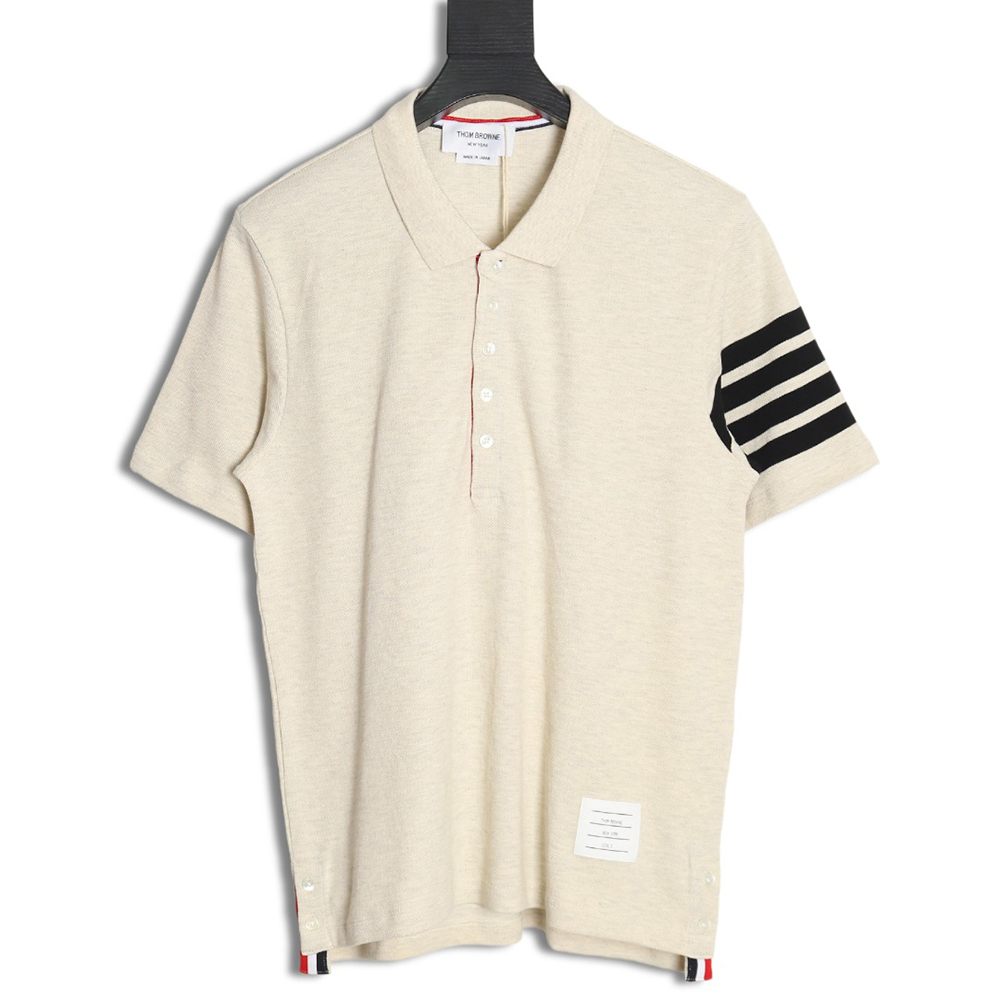Thom Browne Classic Four-Bar POLO Short Sleeve