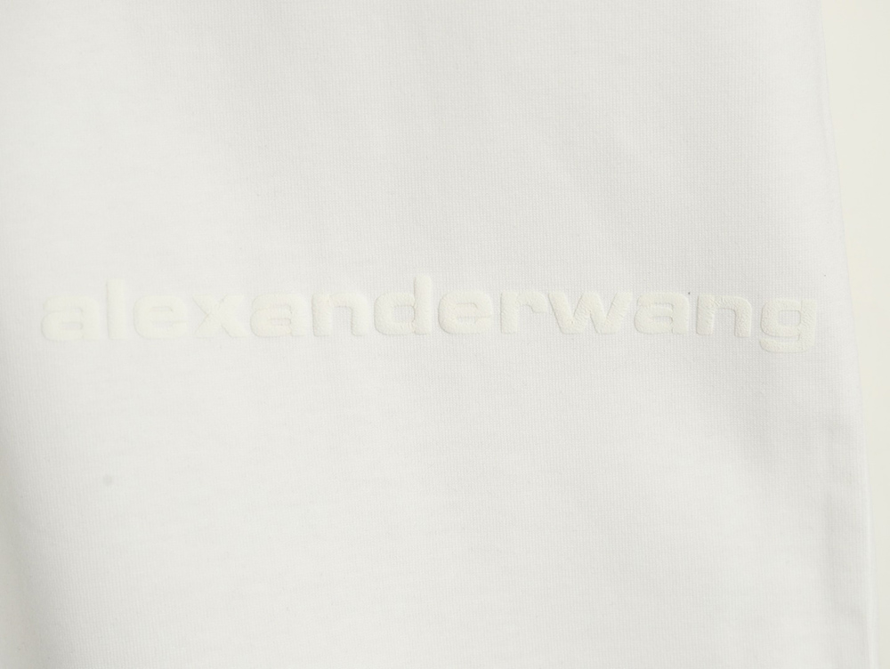Alexander Wang hem foam letter short-sleeved T-shirt