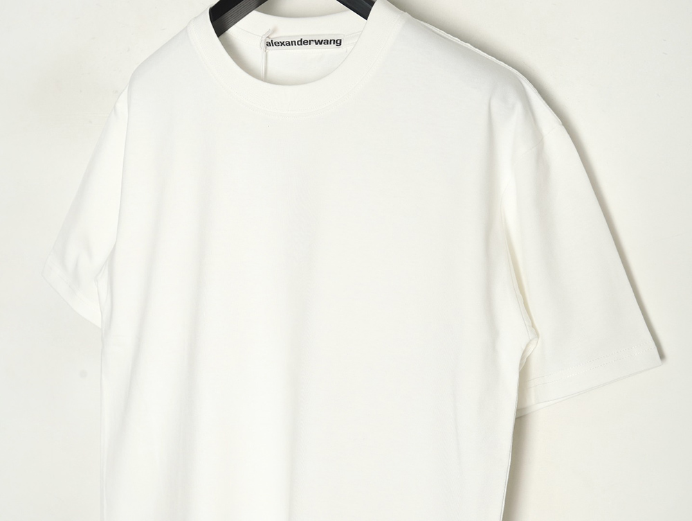 Alexander Wang hem foam letter short-sleeved T-shirt