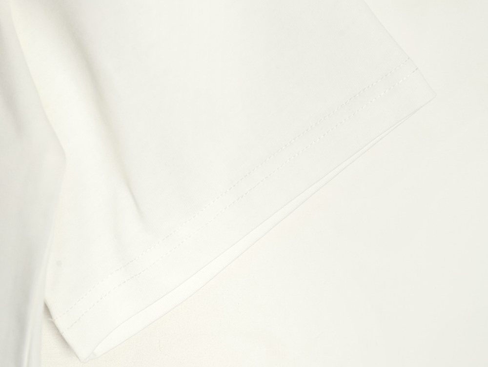 Alexander Wang hem foam letter short-sleeved T-shirt