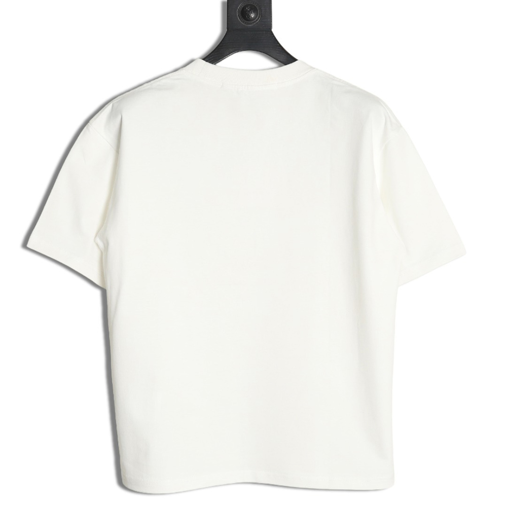 Alexander Wang hem foam letter short-sleeved T-shirt