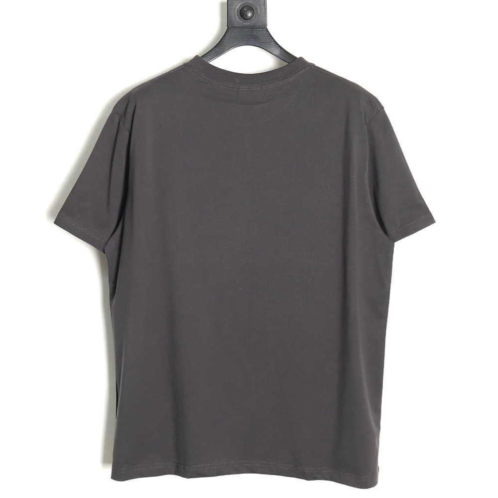 Ba*len*cia*ga washed hand-painted lettering round neck t-shirt