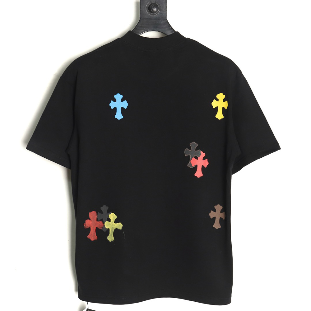 Ch**me He**ts painted cross short sleeve t-shirt