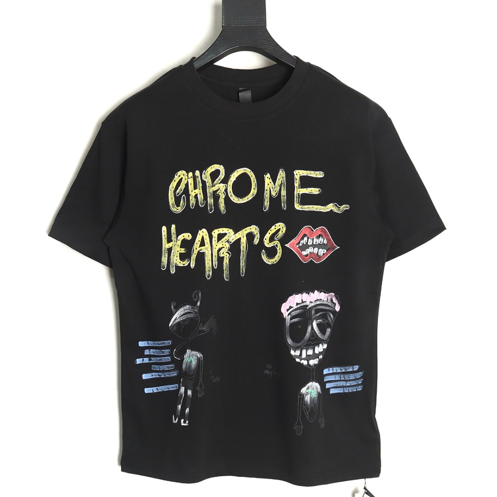 Ch**me He**ts graffiti cartoon short-sleeved t-shirt tsk1