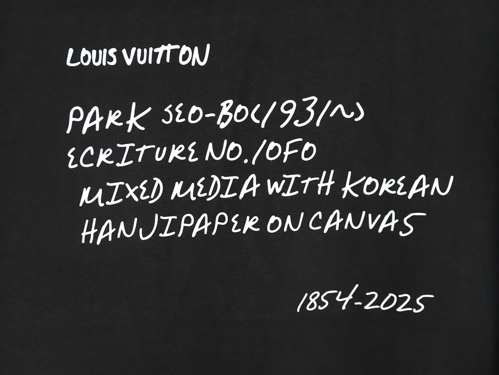 l0*is V*t0n slogan lettering short sleeve t-shirt tsk1