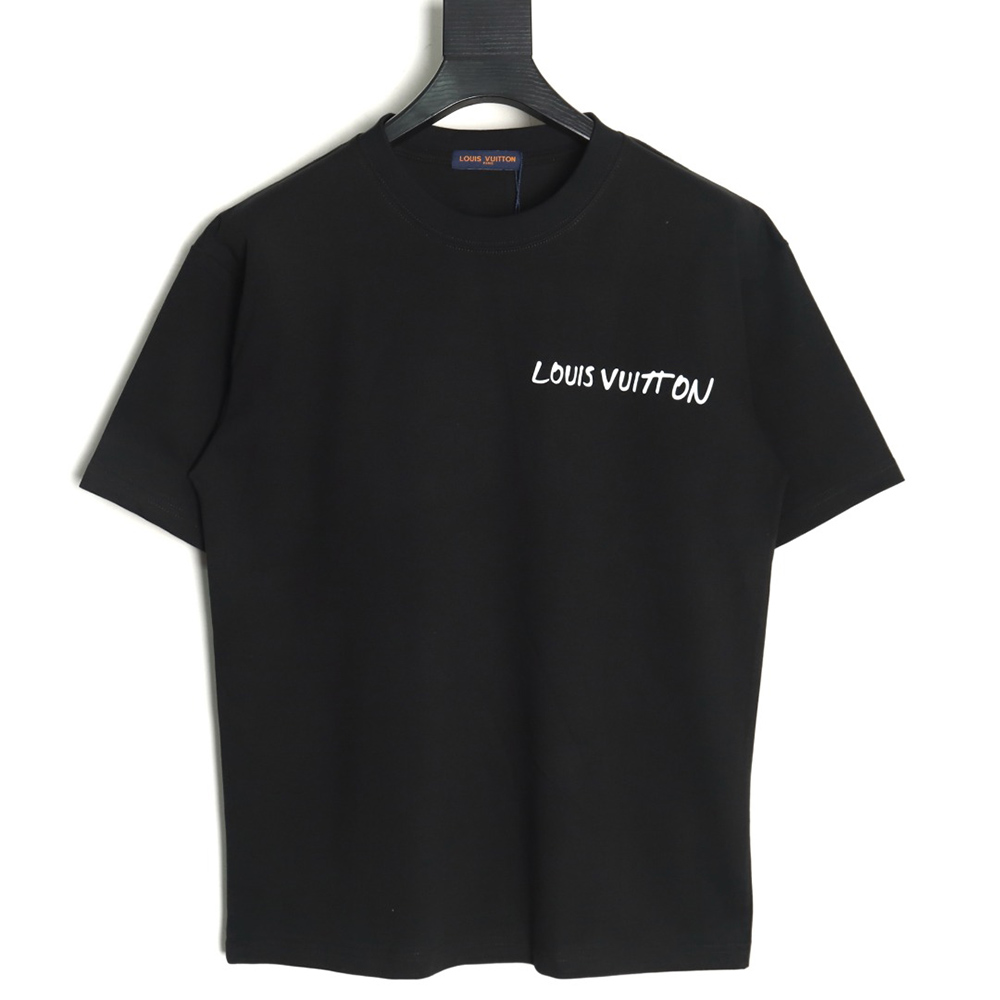 l0*is V*t0n slogan lettering short sleeve t-shirt tsk1