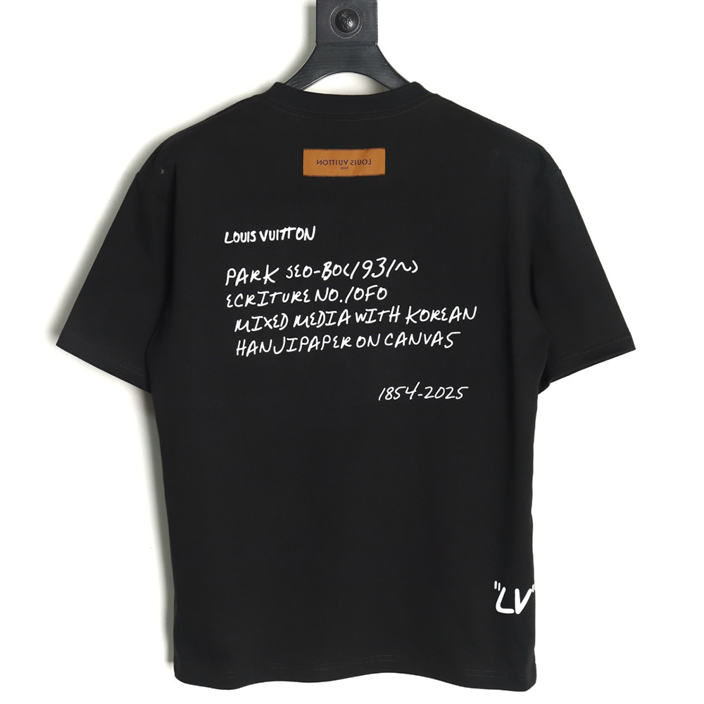 l0*is V*t0n slogan lettering short sleeve t-shirt tsk1