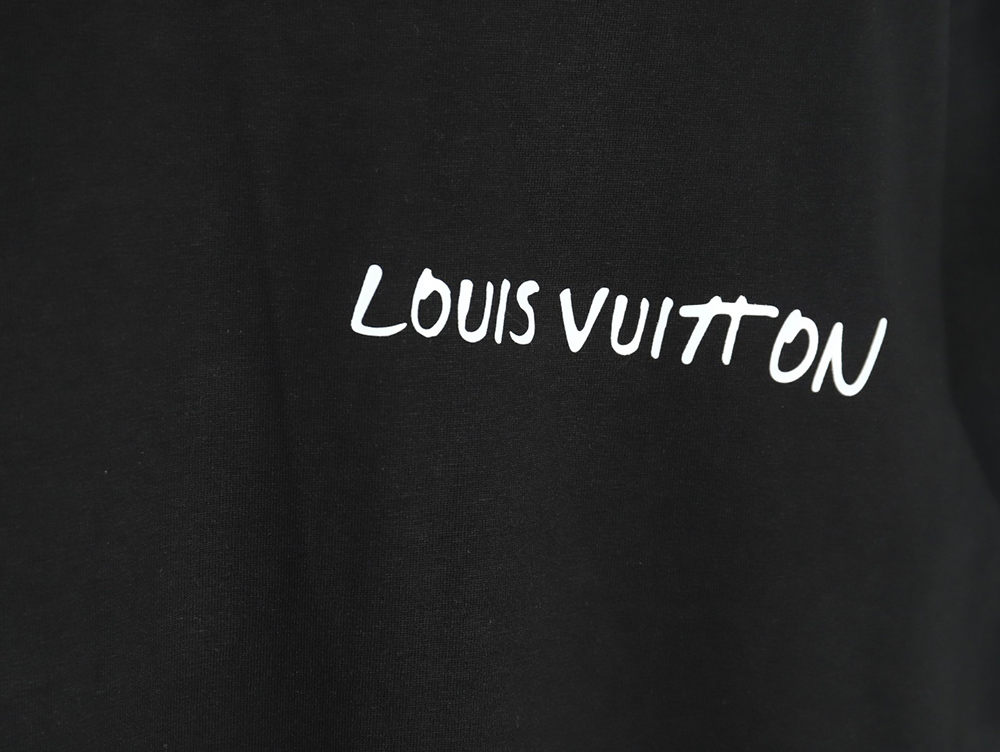 l0*is V*t0n slogan lettering short sleeve t-shirt tsk1