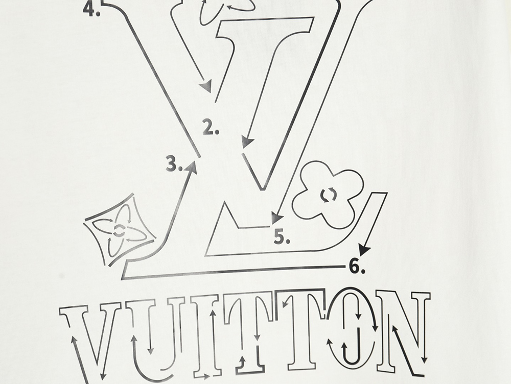 l0*is V*t0n small logo monogram short sleeve t-shirt