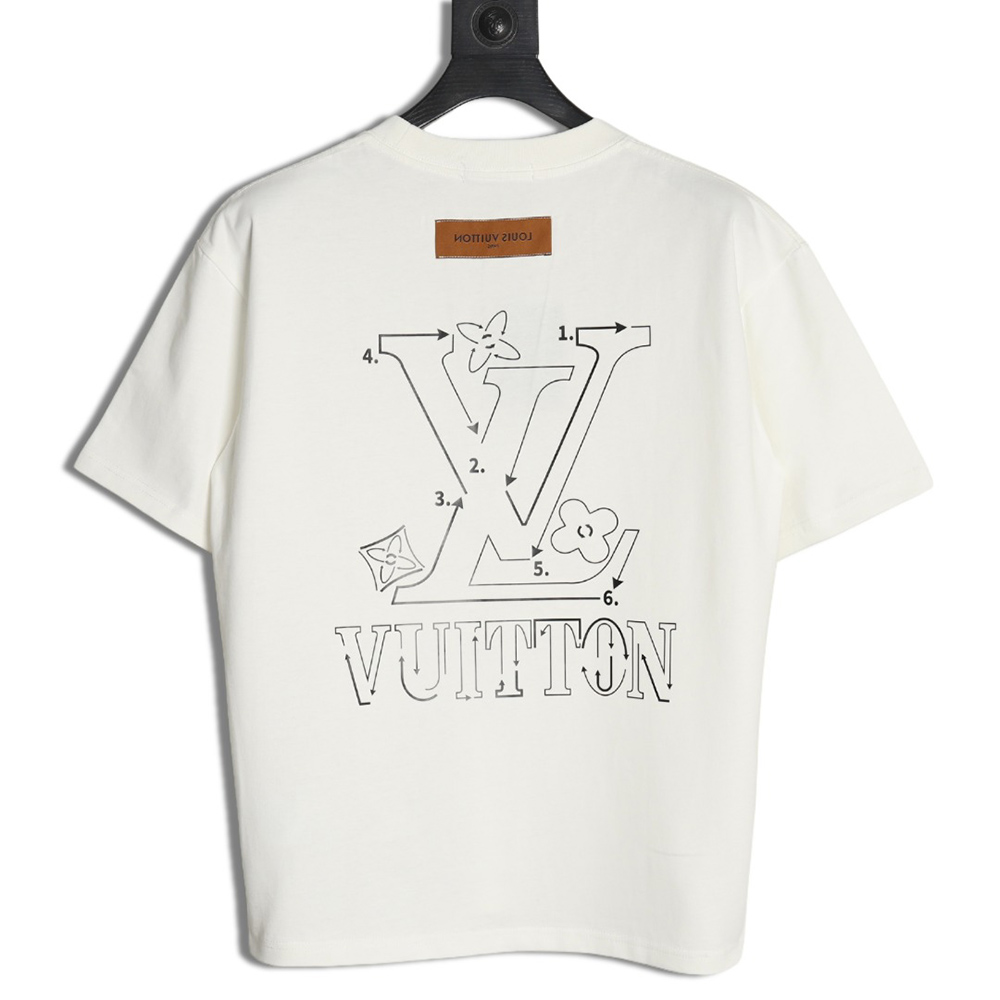 l0*is V*t0n small logo monogram short sleeve t-shirt