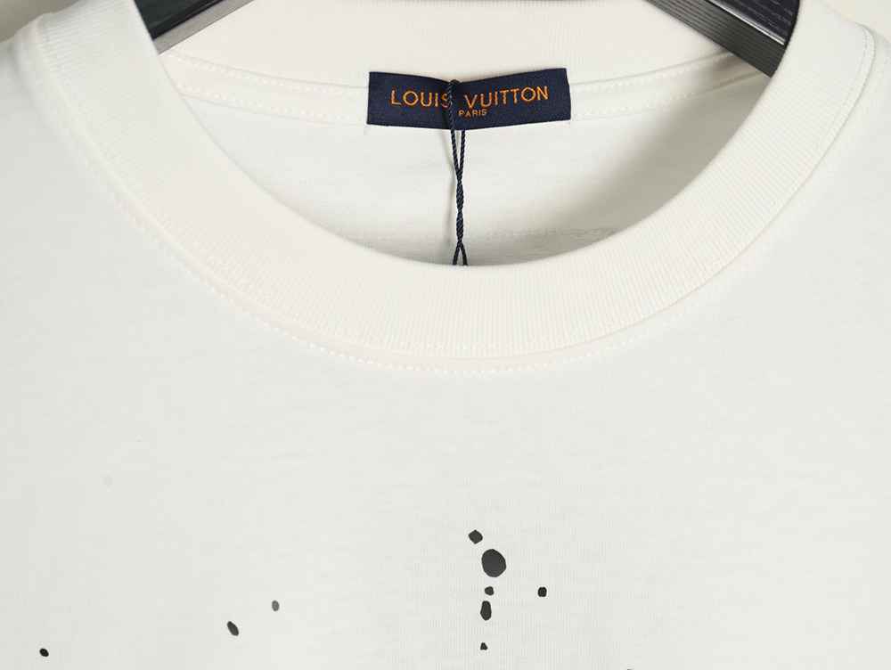 l0*is V*t0n chest cartoon short sleeve t-shirt