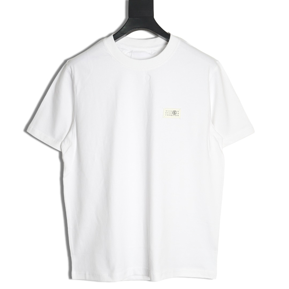 ma*s*n Ma*i*la leather label zhangzi short sleeve t-shirt