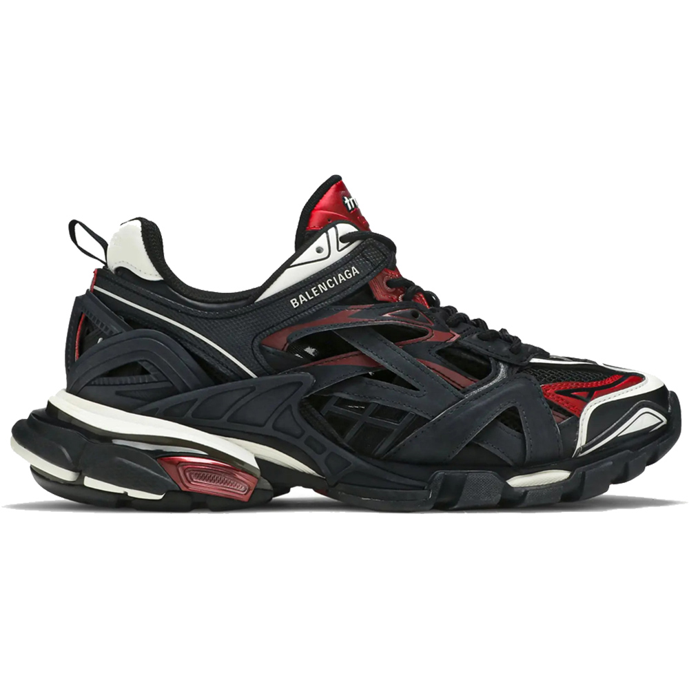 Ba*len*cia*ga track.2 trainer ''black burgundy''
